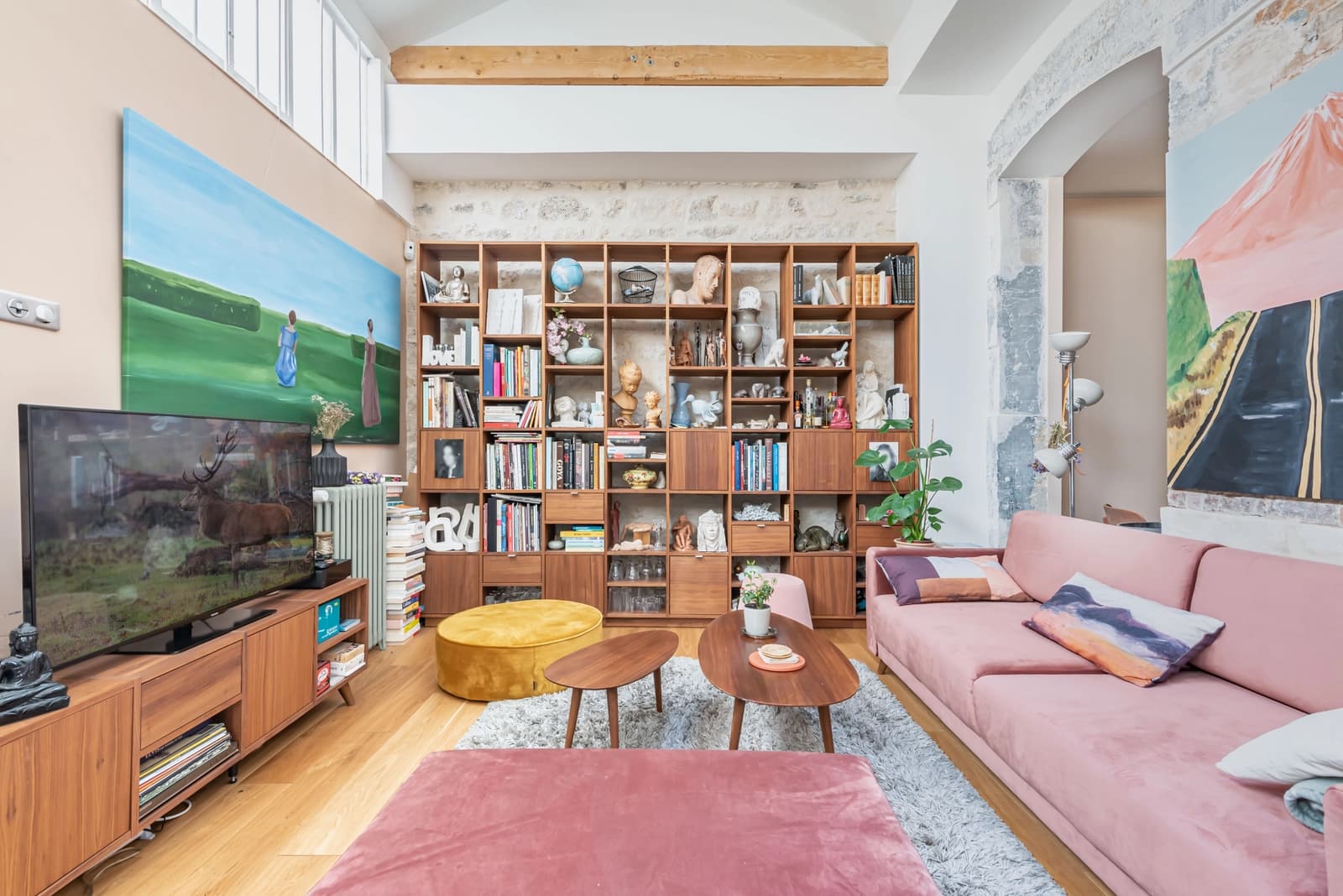 Espace Appartement loft spacieux aux couleurs vibrantes - 4