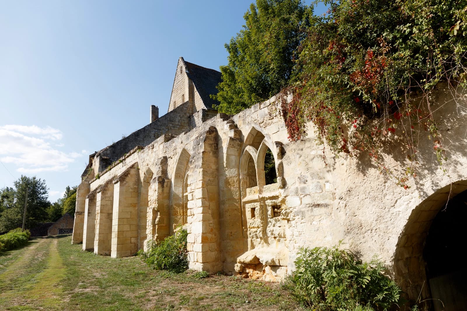 An abbey in the heart of nature