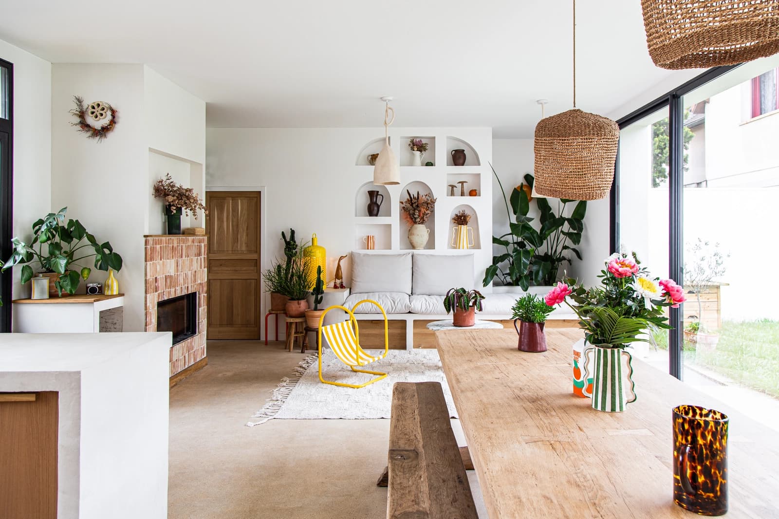 Maison style Ibiza refaite par architecte
