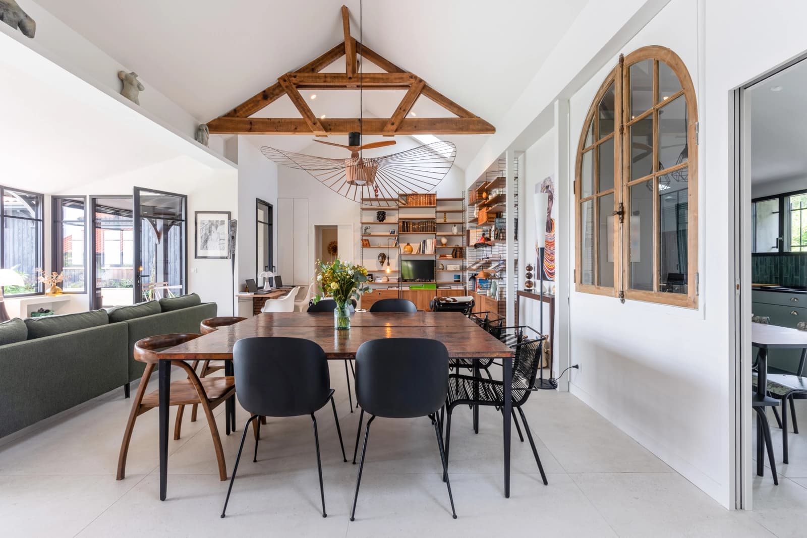 Comedor en Casa típica de la bahía de Arcachon, encanto local - 1