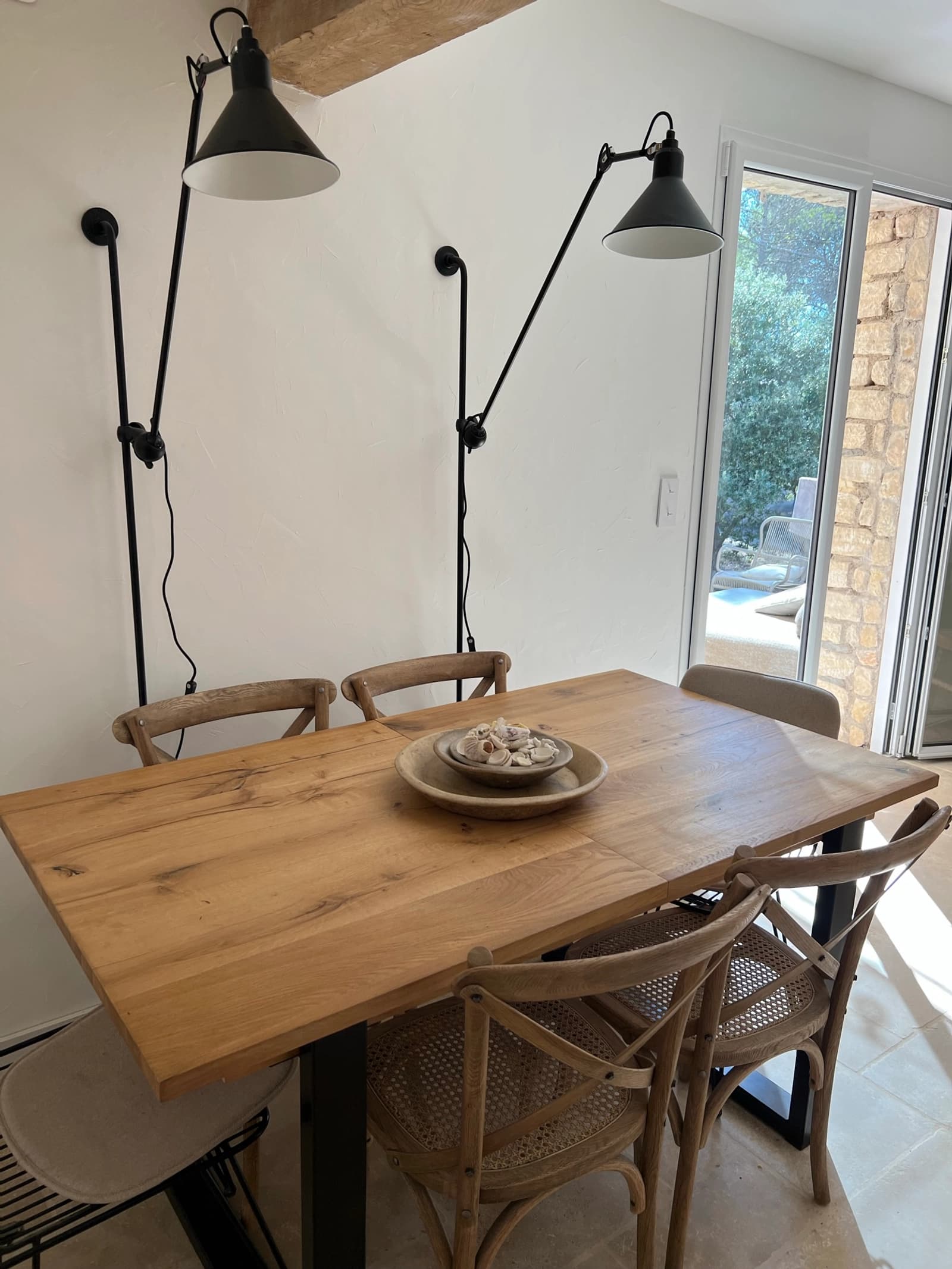 Comedor en Villa con piscina y vista a los Monts du Vaucluse - 1