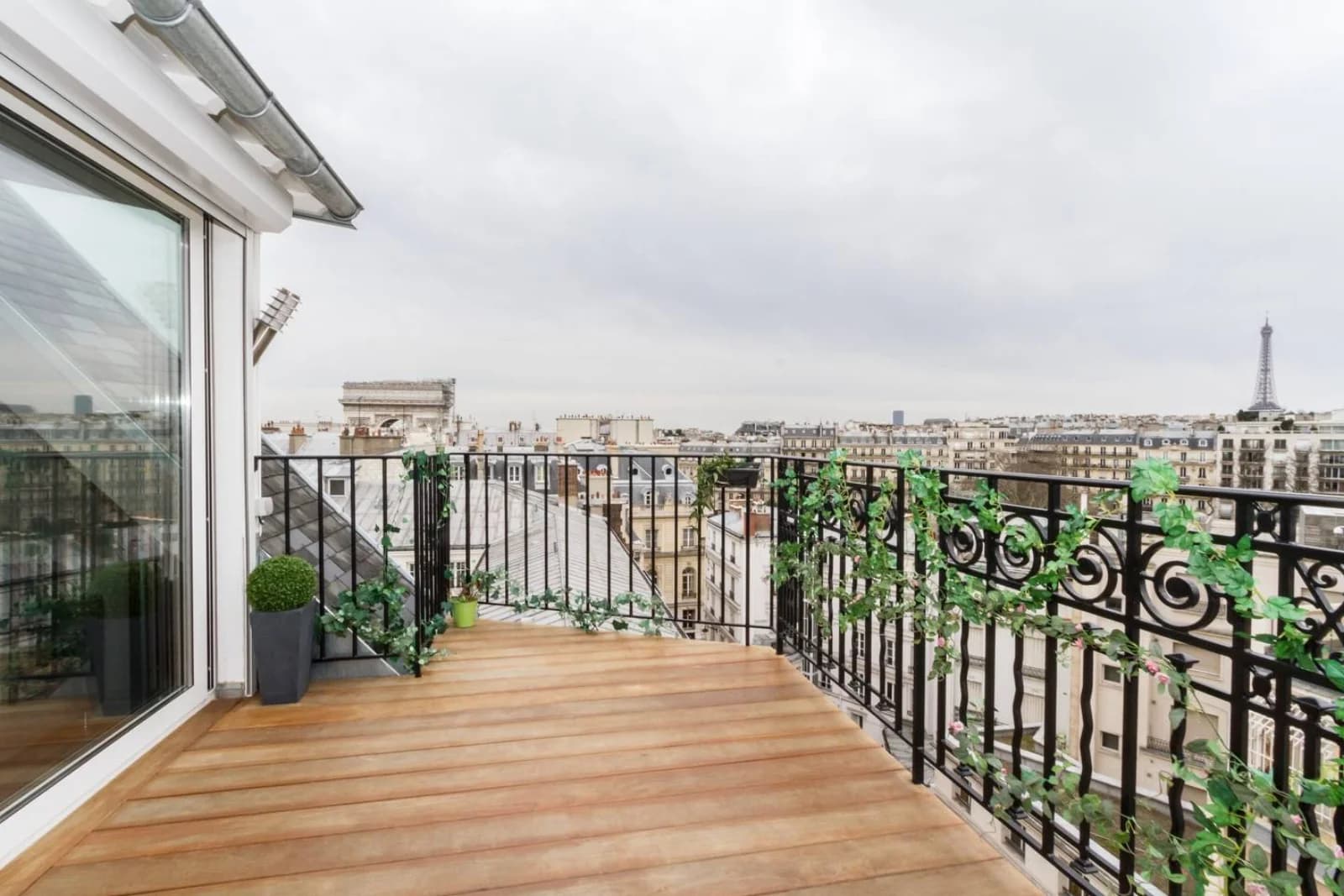 Espace Terrasse avec vue Arc de Triomphe et Tour Eiffel - 4