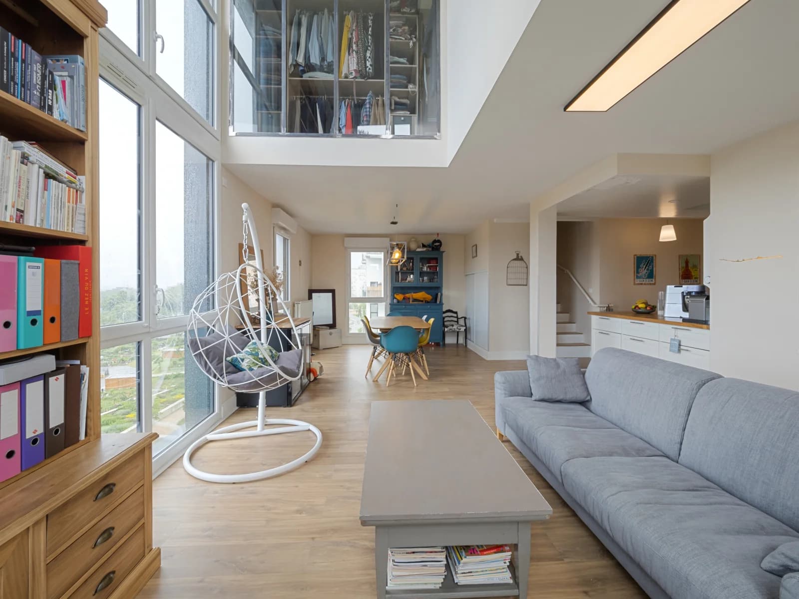 Space Large living room with Seine view - 4