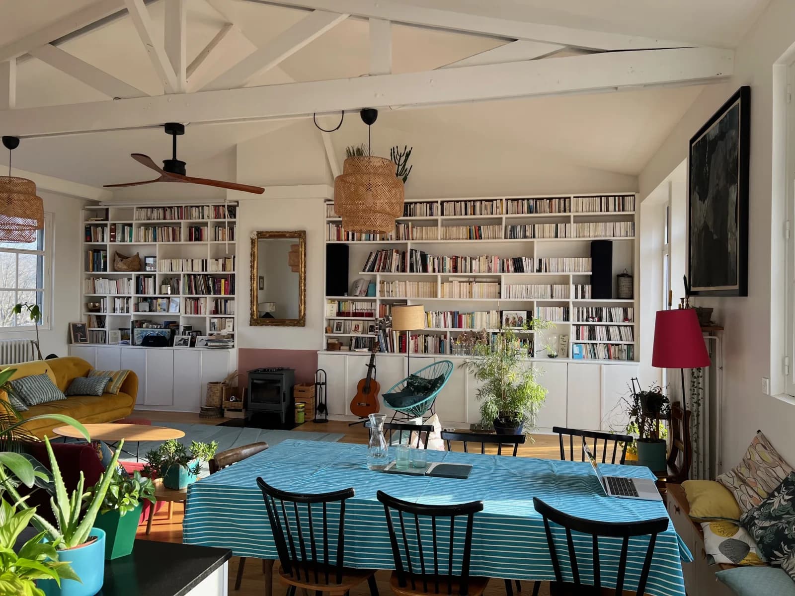 Espace Loft parisien vue sur les toits de paris et la tour Eiffel - 4