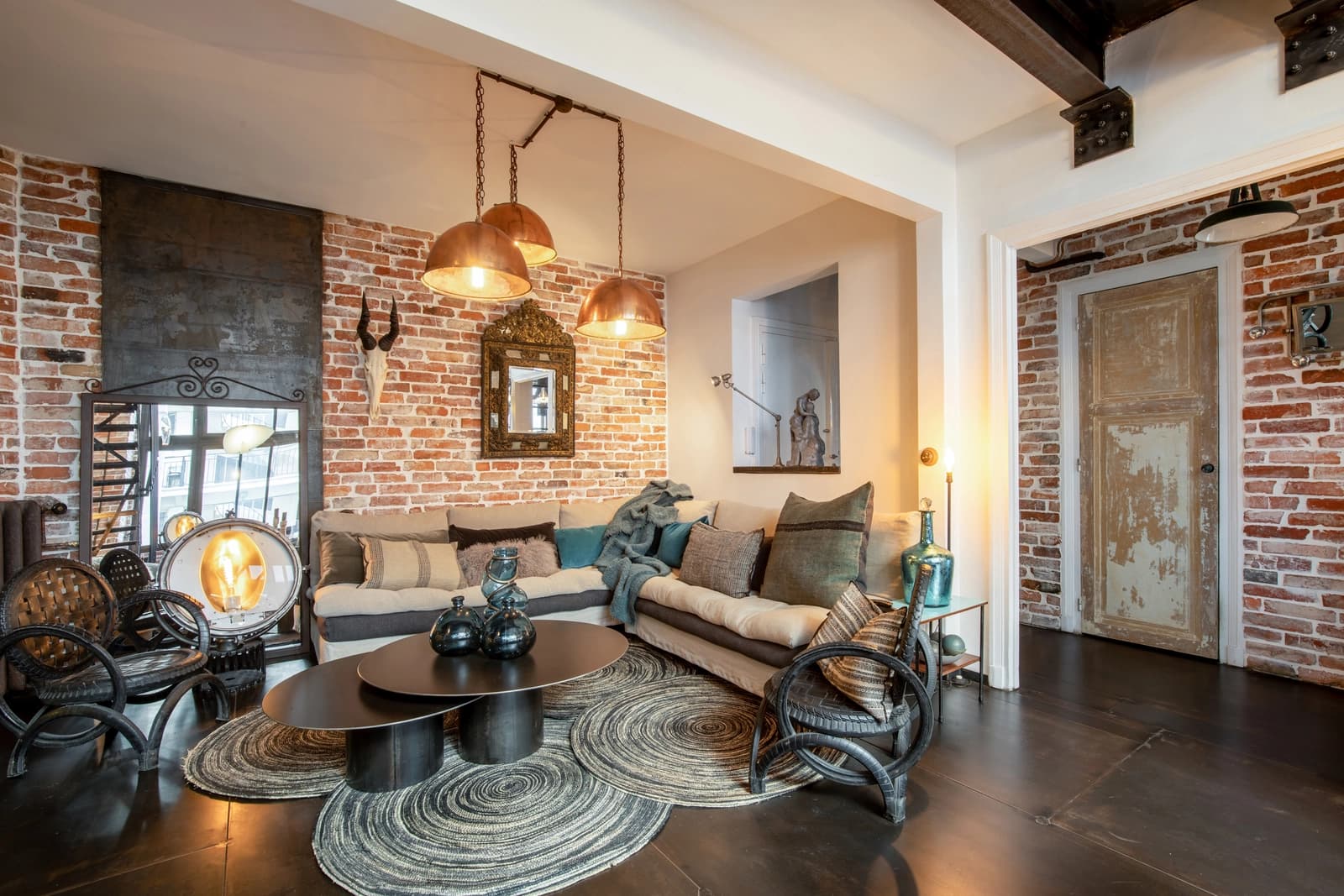 Living room in Duplex Brooklyn a Paris  - 0