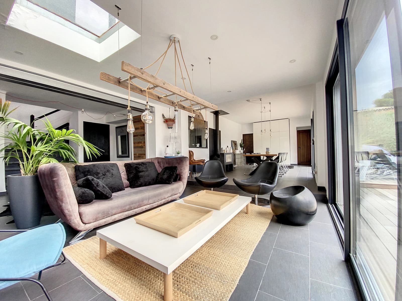 Living room in Villa with pool - 1