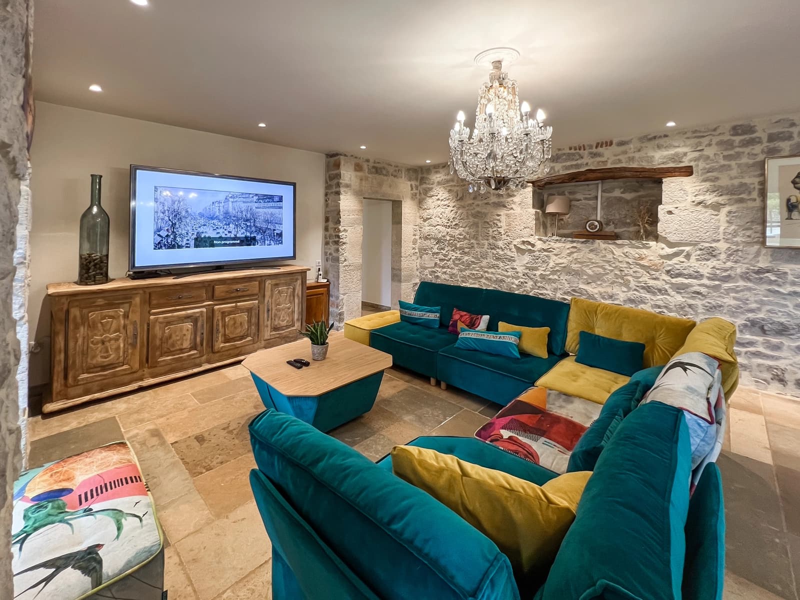 Sala en Impresionante finca en un parque de 400 hectáreas - 1