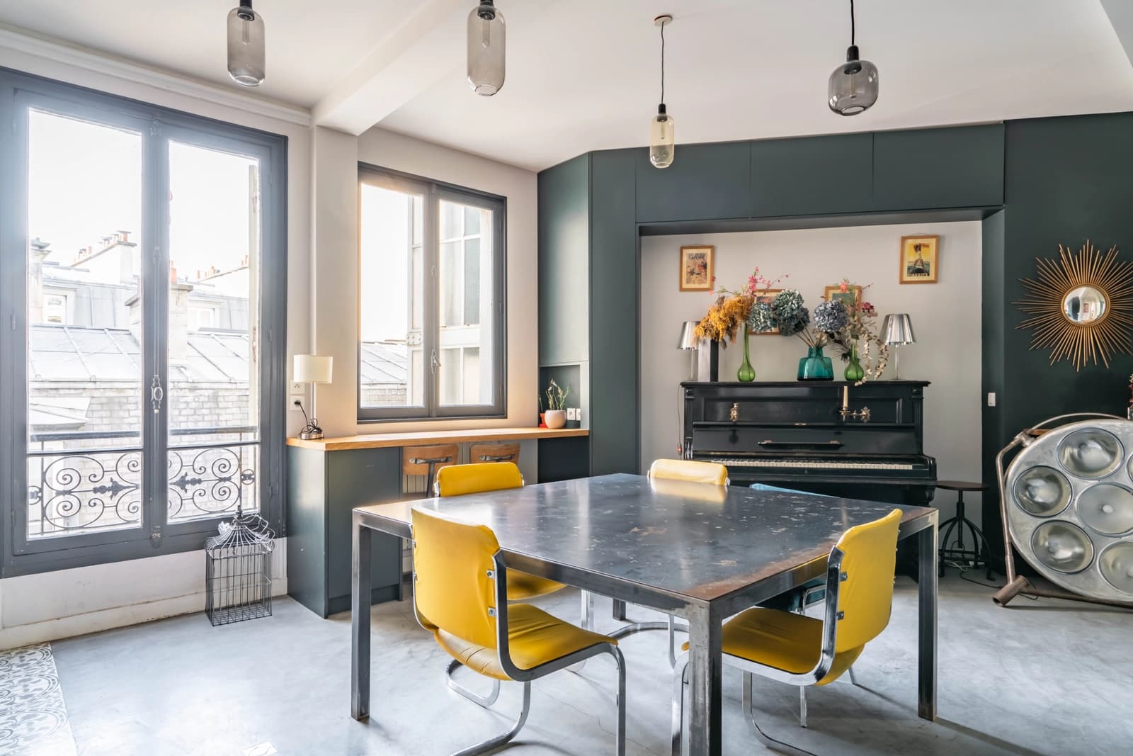 Espace Cuisine conviviale et musicale avec son piano à demeure - 4