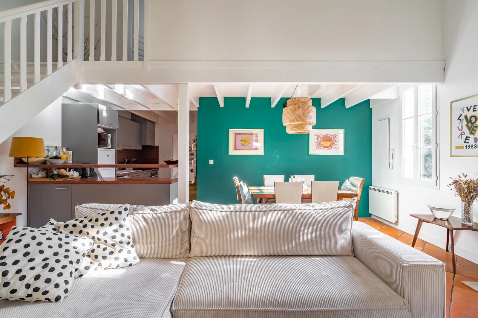 Living room in Shop with garden in the heart of Bordeaux - 1
