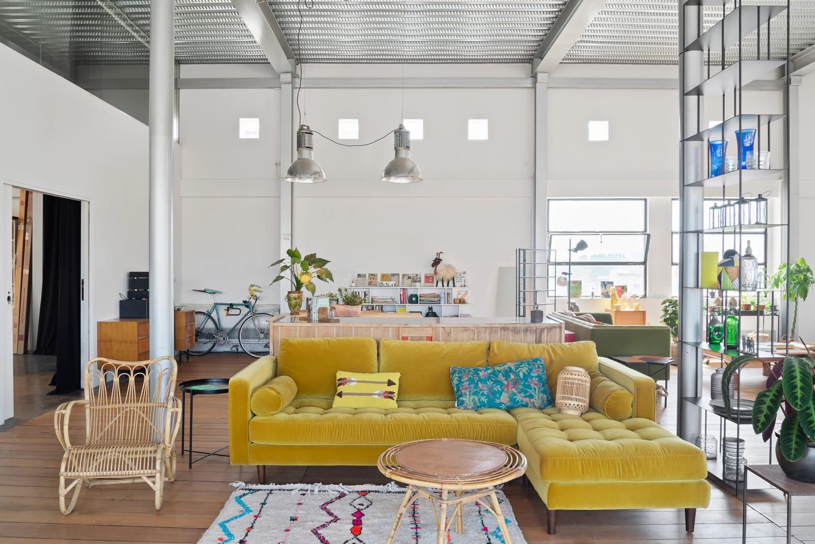 Living room in Spacious loft with large rooftop - 1