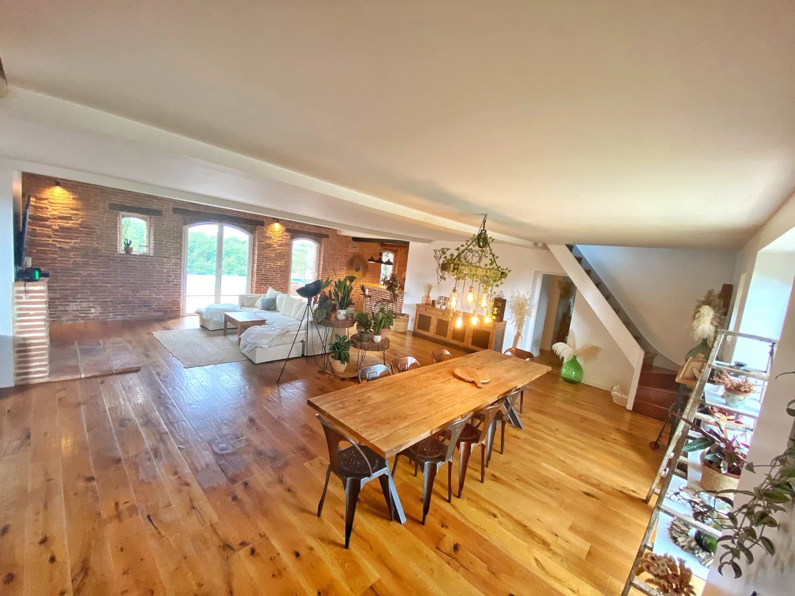 Comedor en Hermosa residencia Lauragais, un remanso de paz y tranquilidad. - 1