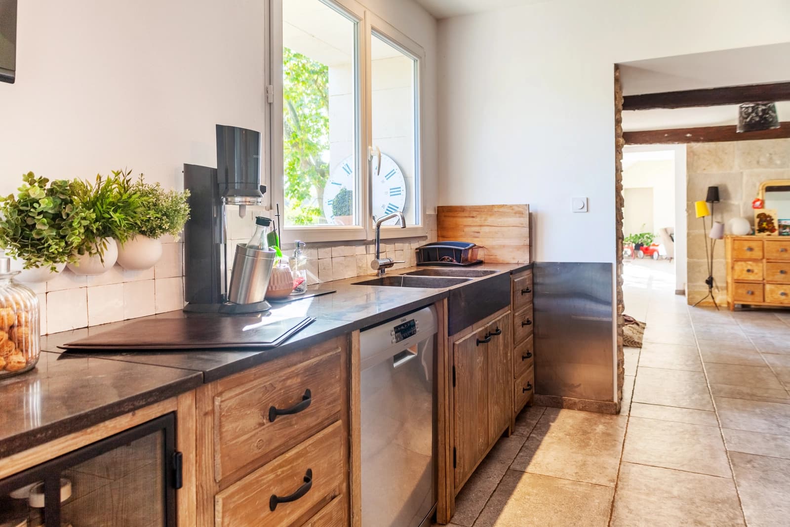 Kitchen en Casa rural provenzal: tranquilidad absoluta en plena naturaleza - 1