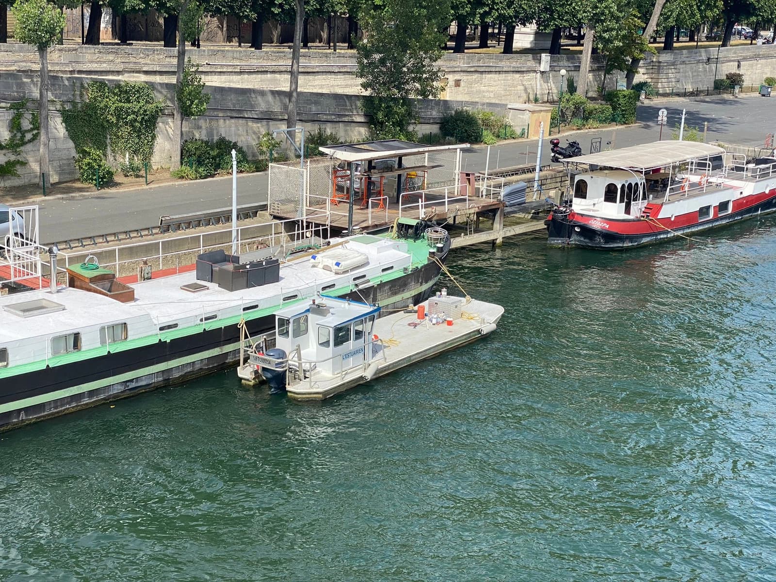 Space 100% Electric Service Boat on the Seine – Camera Boat and Silent Technical Platform - 0