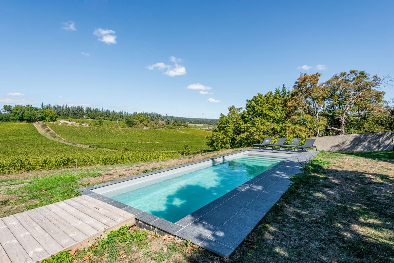 Meeting room in Stone house in the heart of the vineyards with psicine - 1