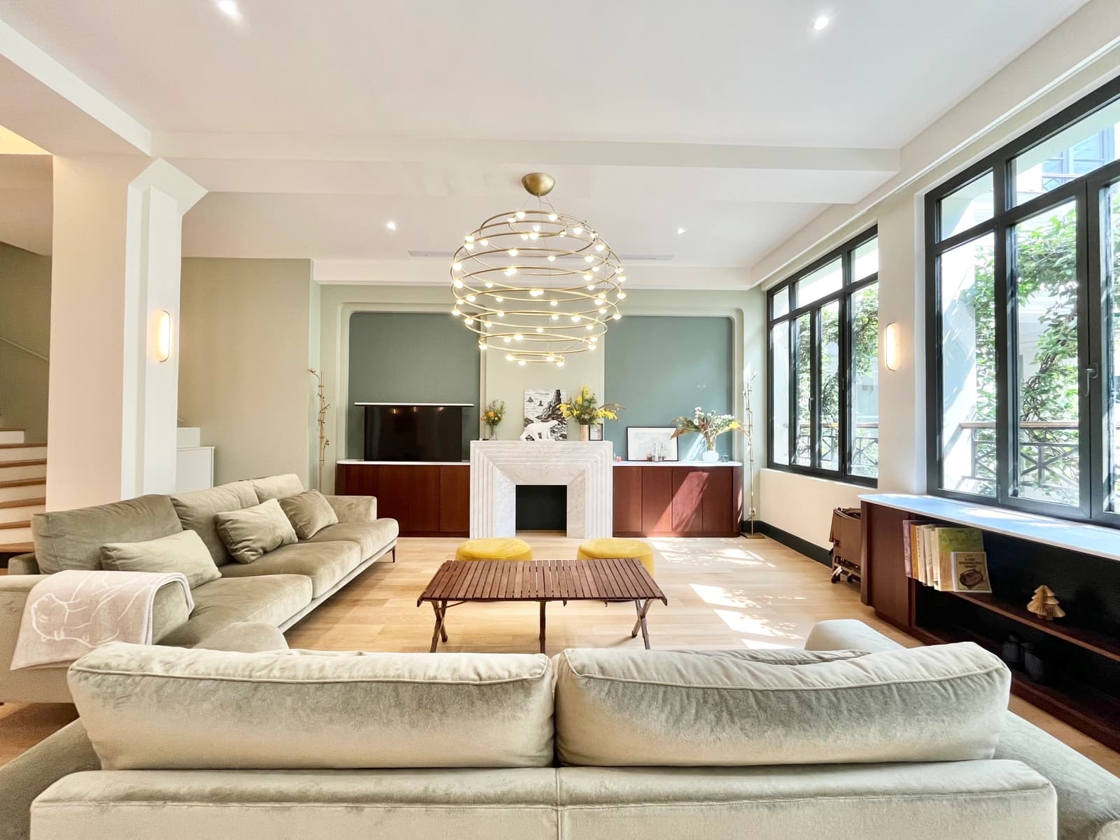 Espace Duplex architecte annee 30 moderne , grande baies vitrées + terrasse 38 m2 plein sud - 0