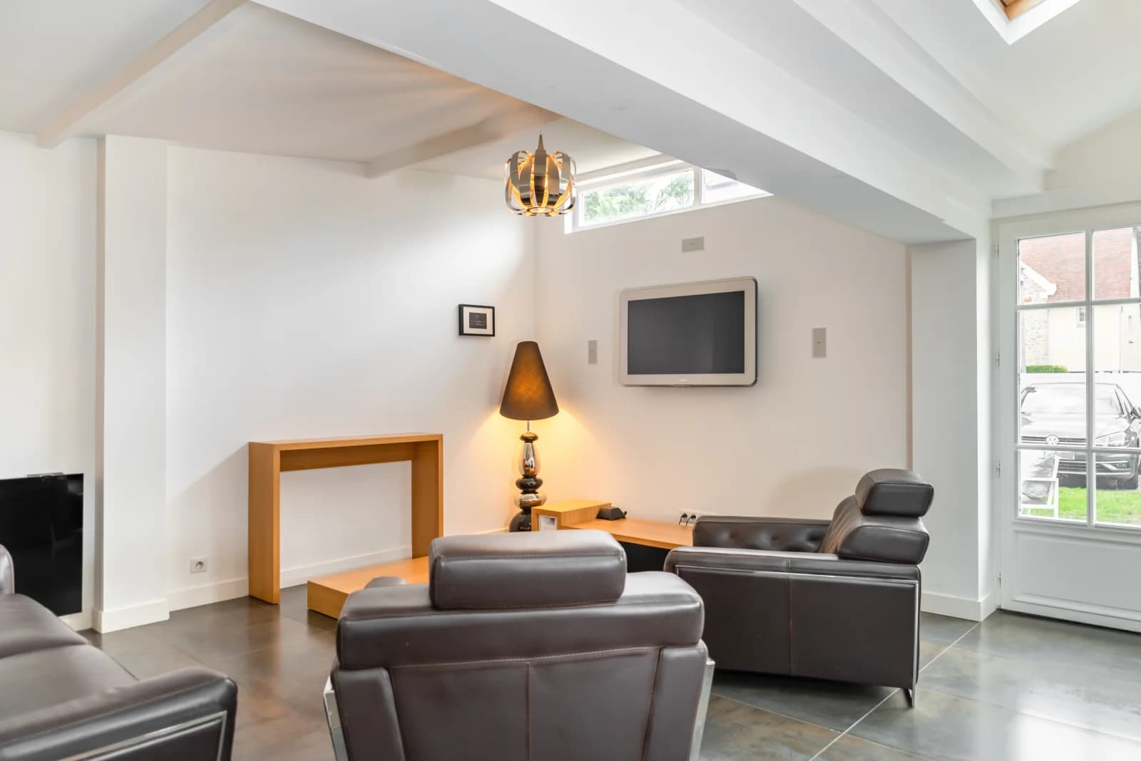 Sala en Centro de Deauville: magnífica villa con jardín - 1