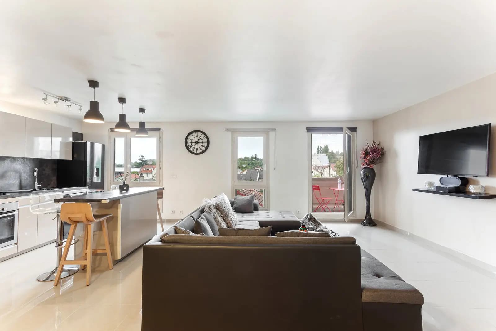 Cuisine dans Appartement moderne et cosy, idéal pour se concentrer - 1