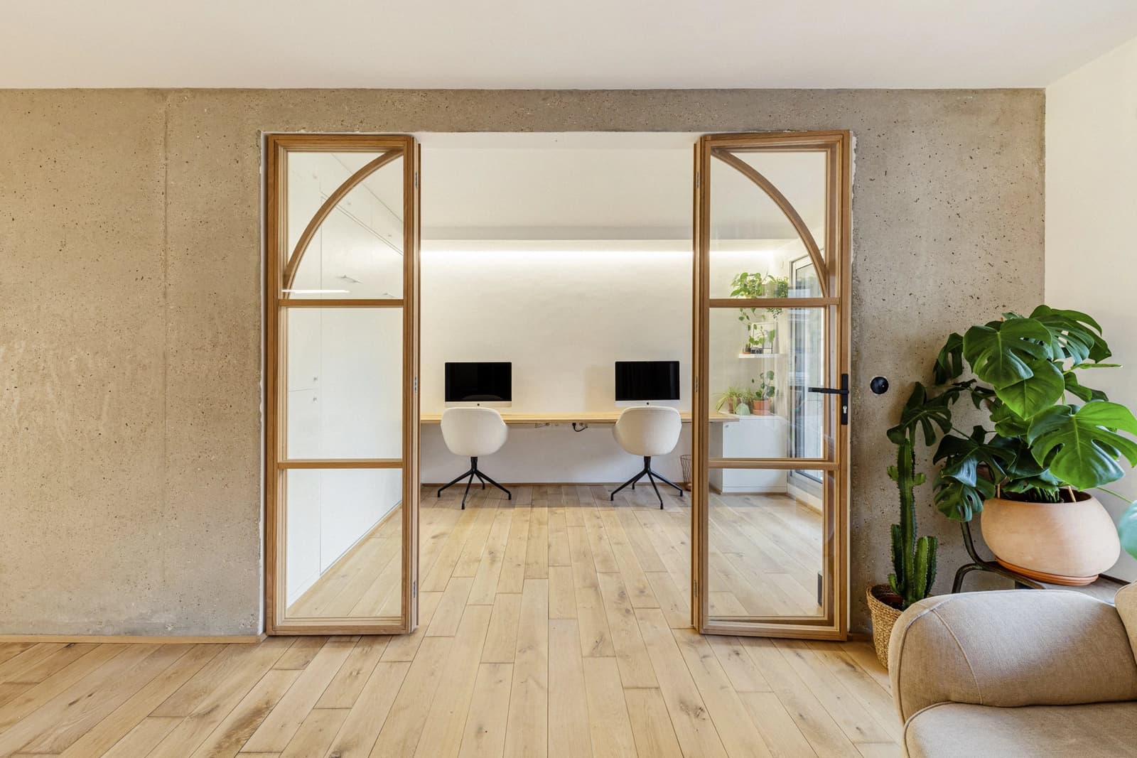 Space Modern apartment with clean, minimalist design - 3