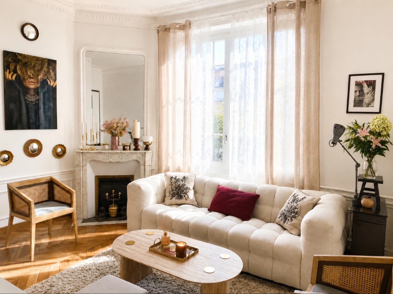 Hermoso apartamento luminoso con su soleado balcón.
