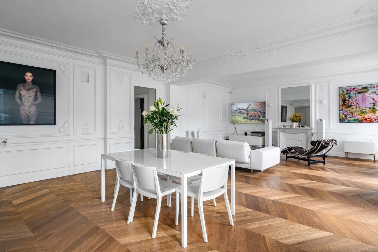 Espace Appartement classique Haussmannien quartier Poissonnière - 5