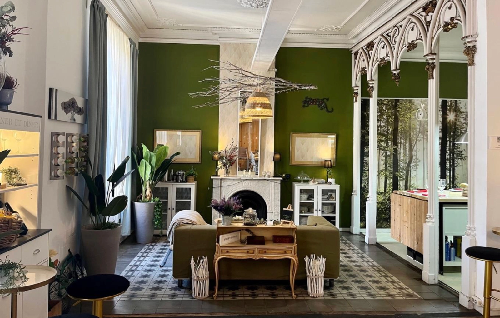 Loft vintage en Barcelona, en la Plaça Reial