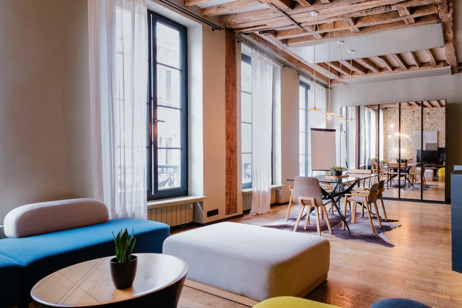 Espace Grand appartement ouvert dans le vivant quartier Montorgueil - 5