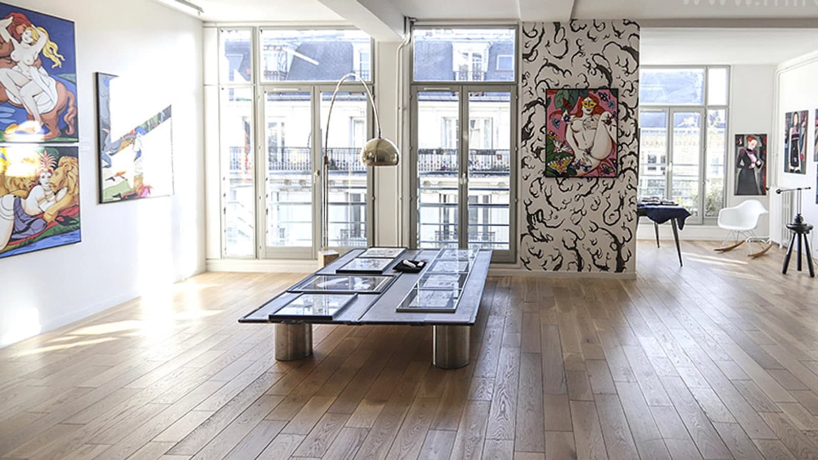 Espace Loft galerie style années 30, vue toits de Paris - 4