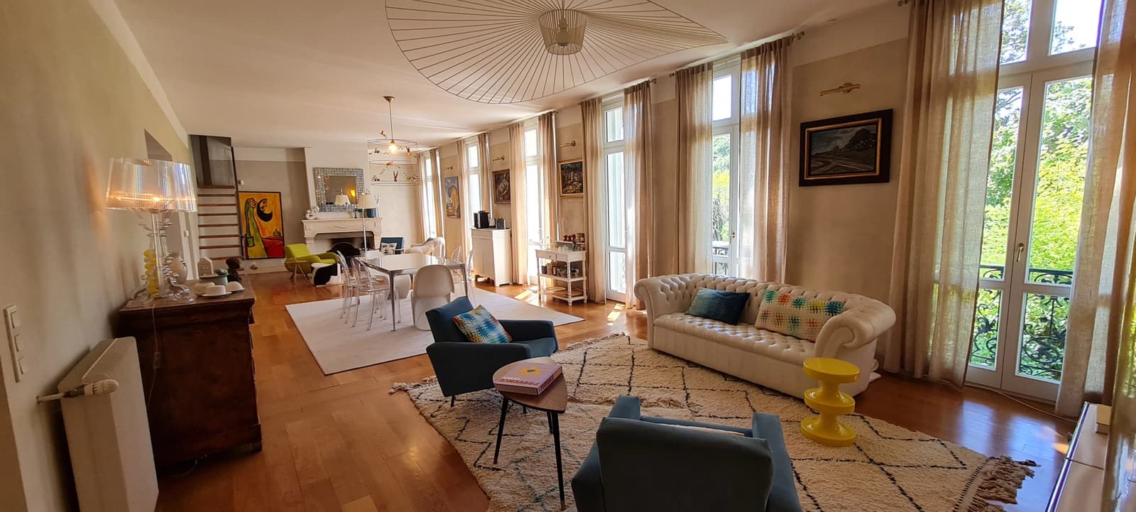 Living room in Resort house in a green setting - 1