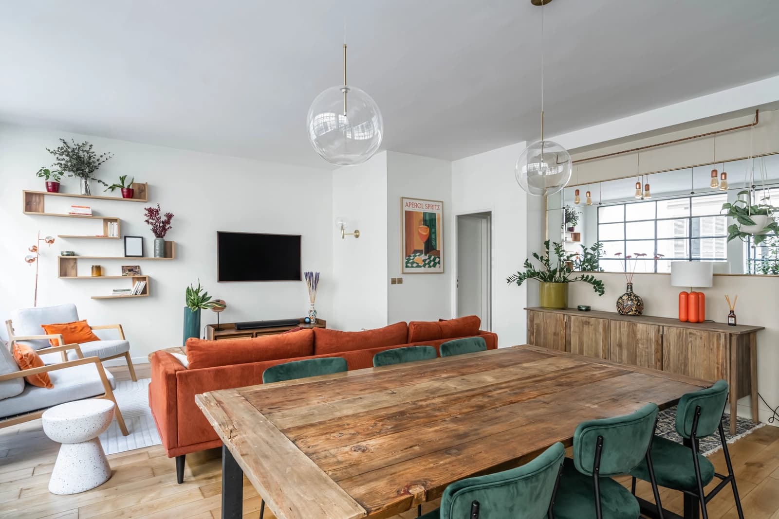 Espace Grande pièce de vie - Style cosy et contemporain - 4