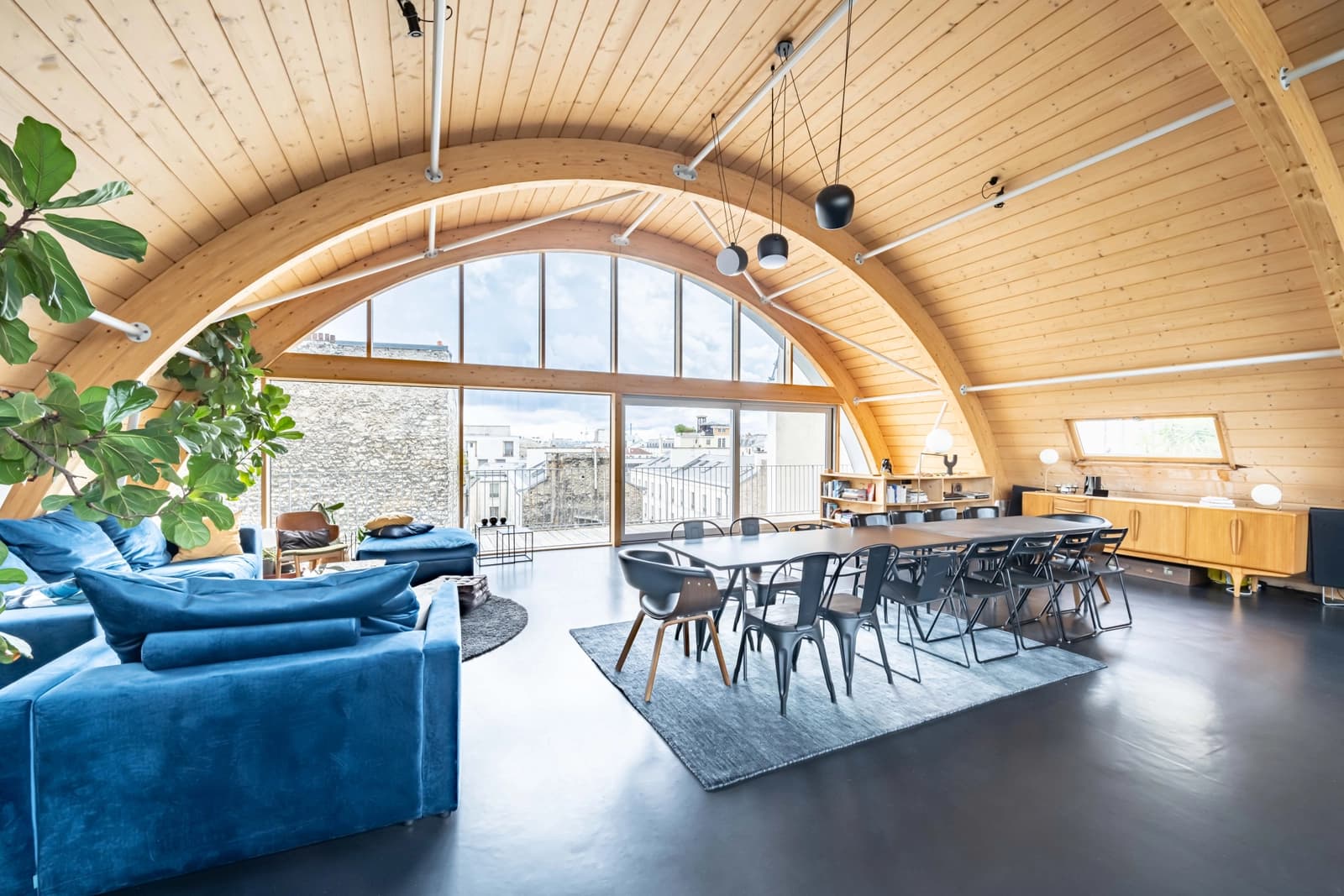 Unique rooftop with terrace and view