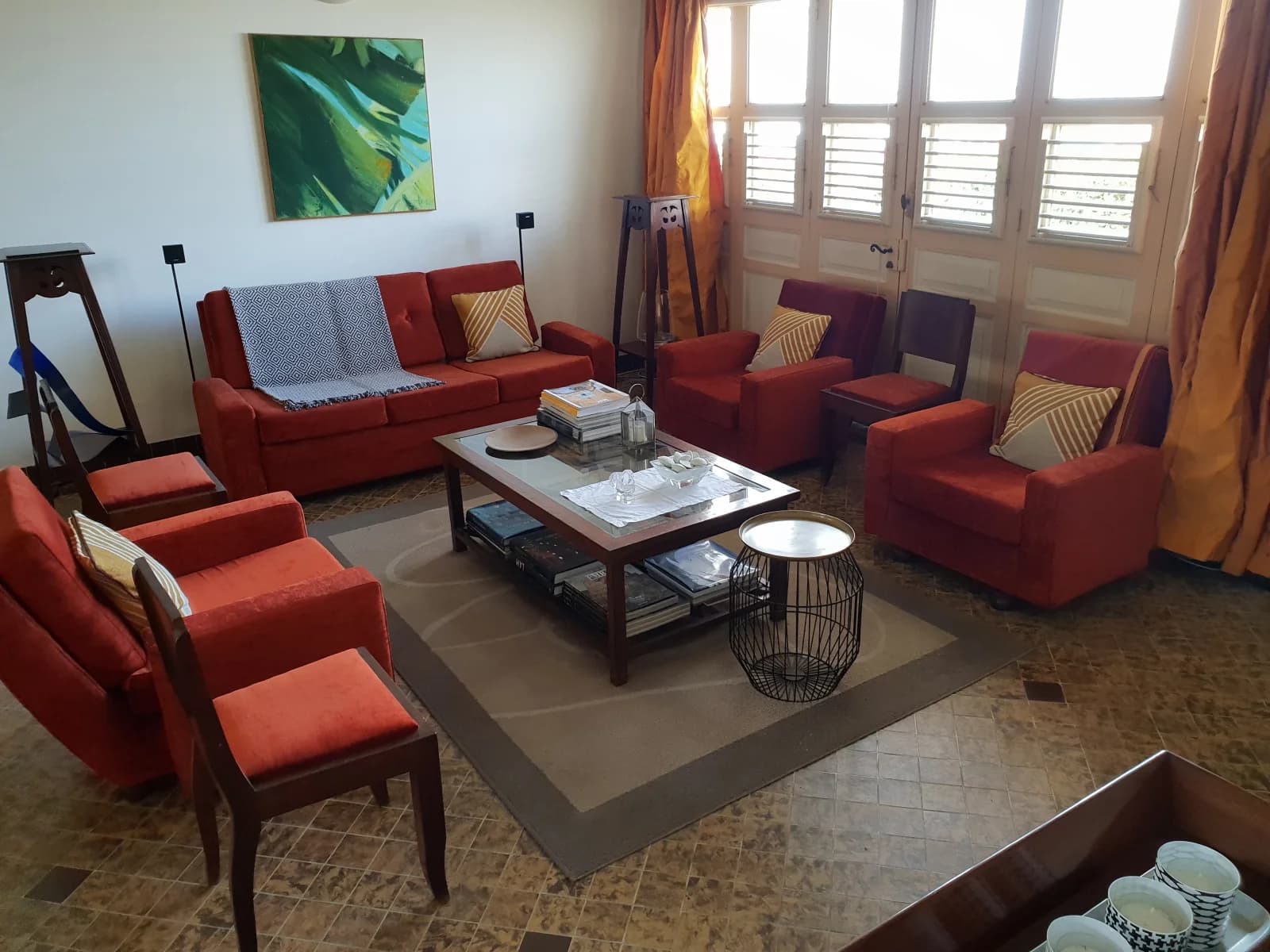 Living room in Villa Corail in Martinique - 1