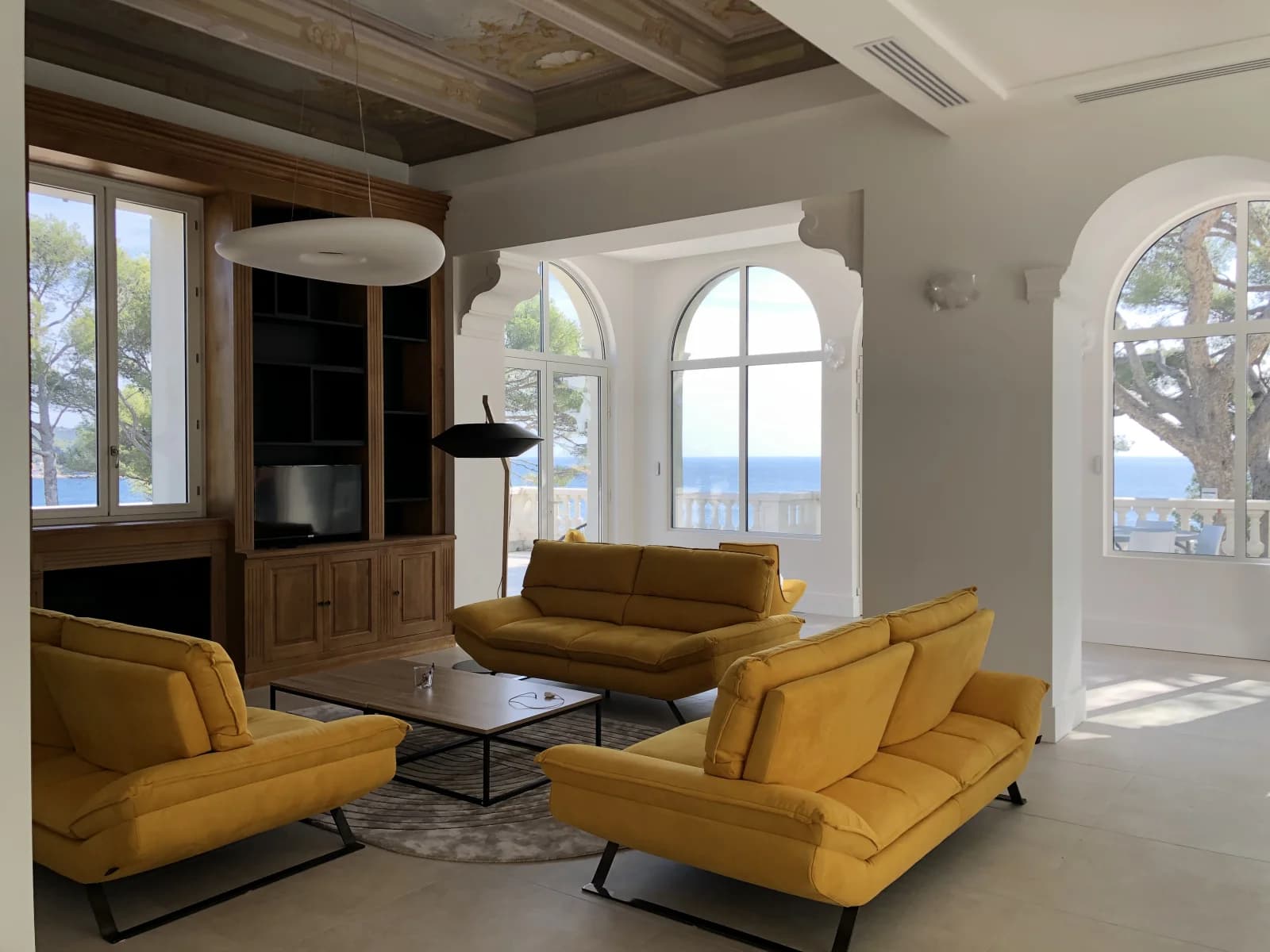 Living room in An office on the sea - 1
