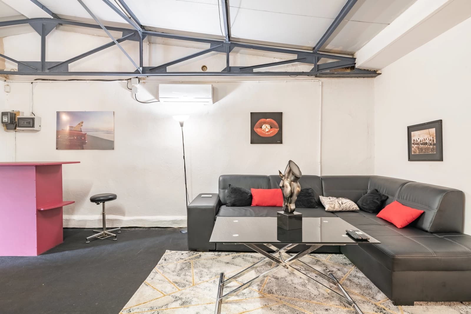 Living room in Loft just a few metres from the sea - 1