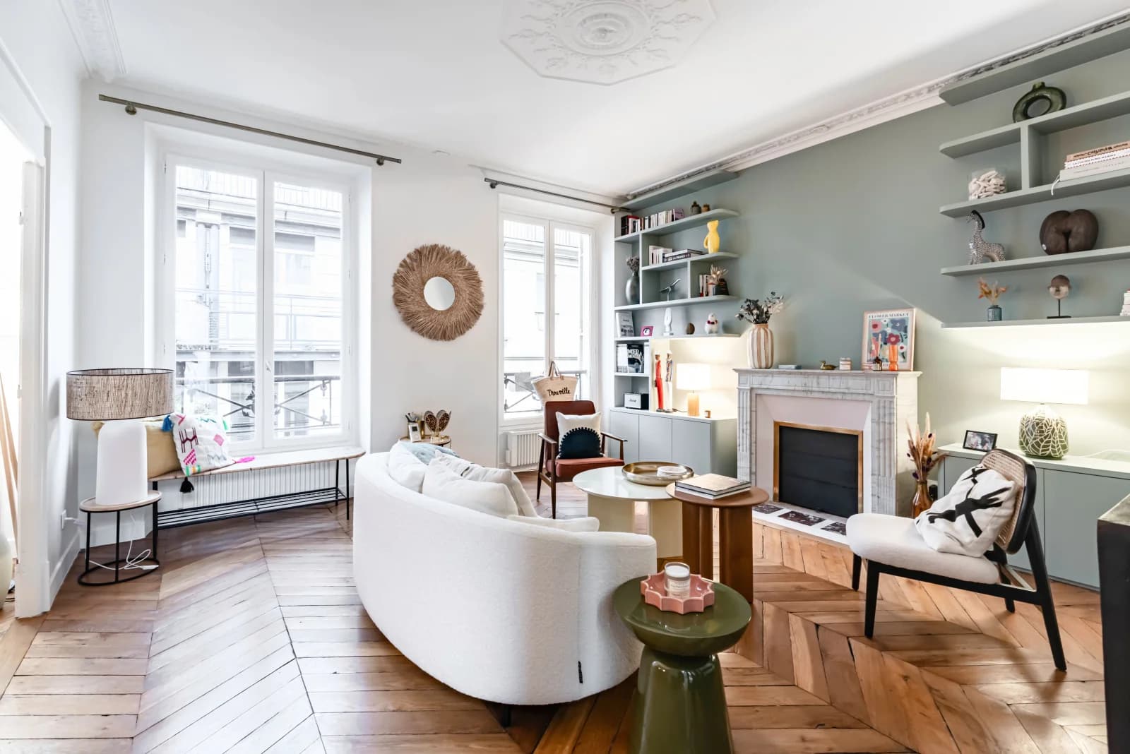Appartement ancien à la touche tendance