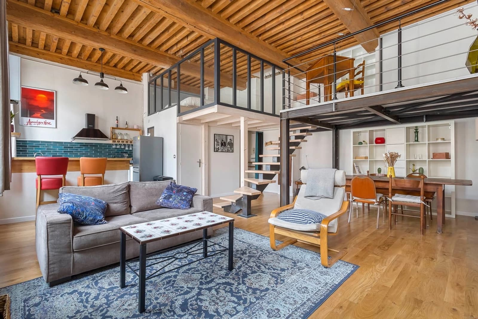 Living room in Superb Canut on Croix Rousse slopes - 0