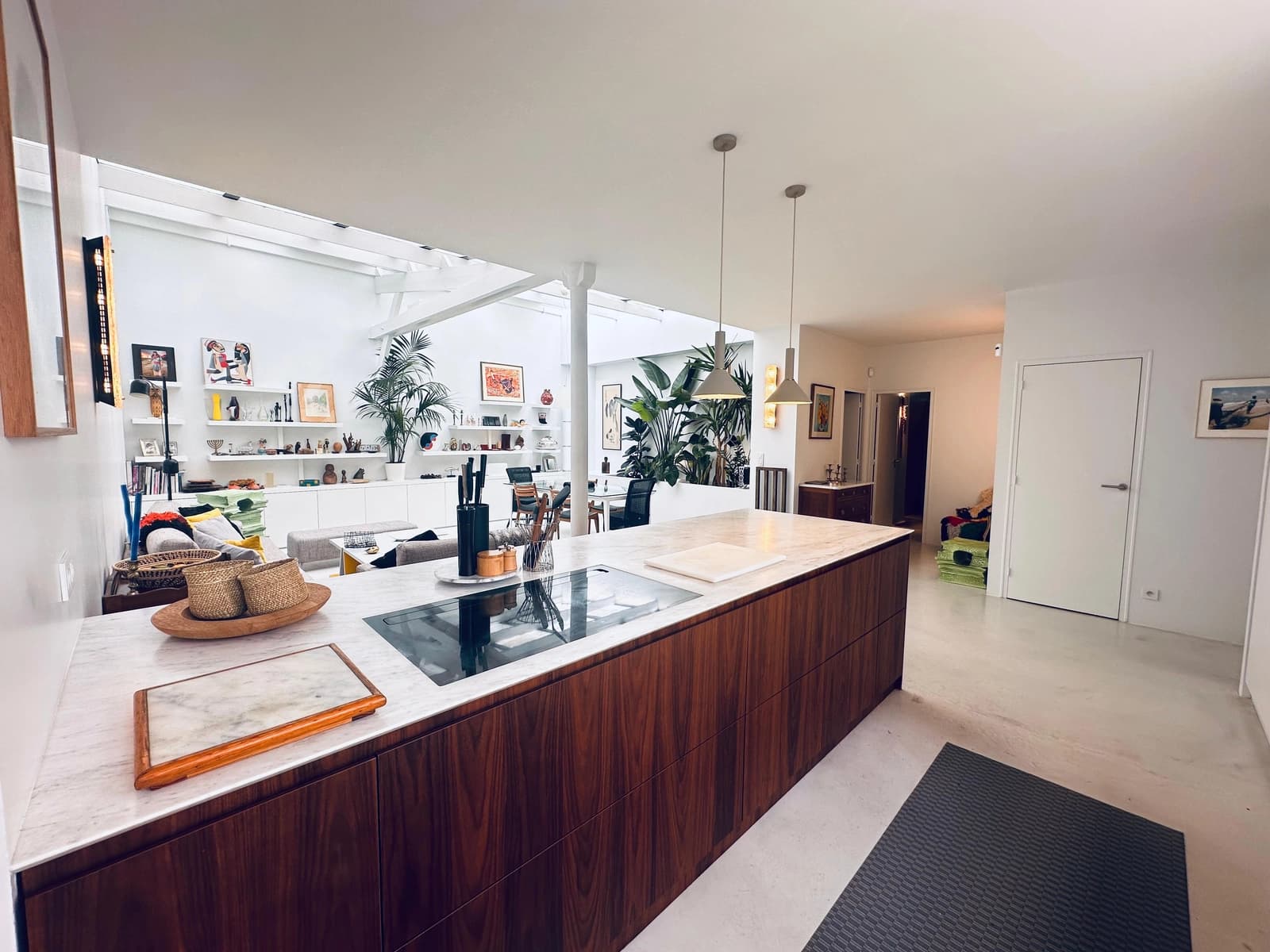 Espace Loft oasis sous verrière vegétalisée paris 11 en RDC & Parking privé  - 5
