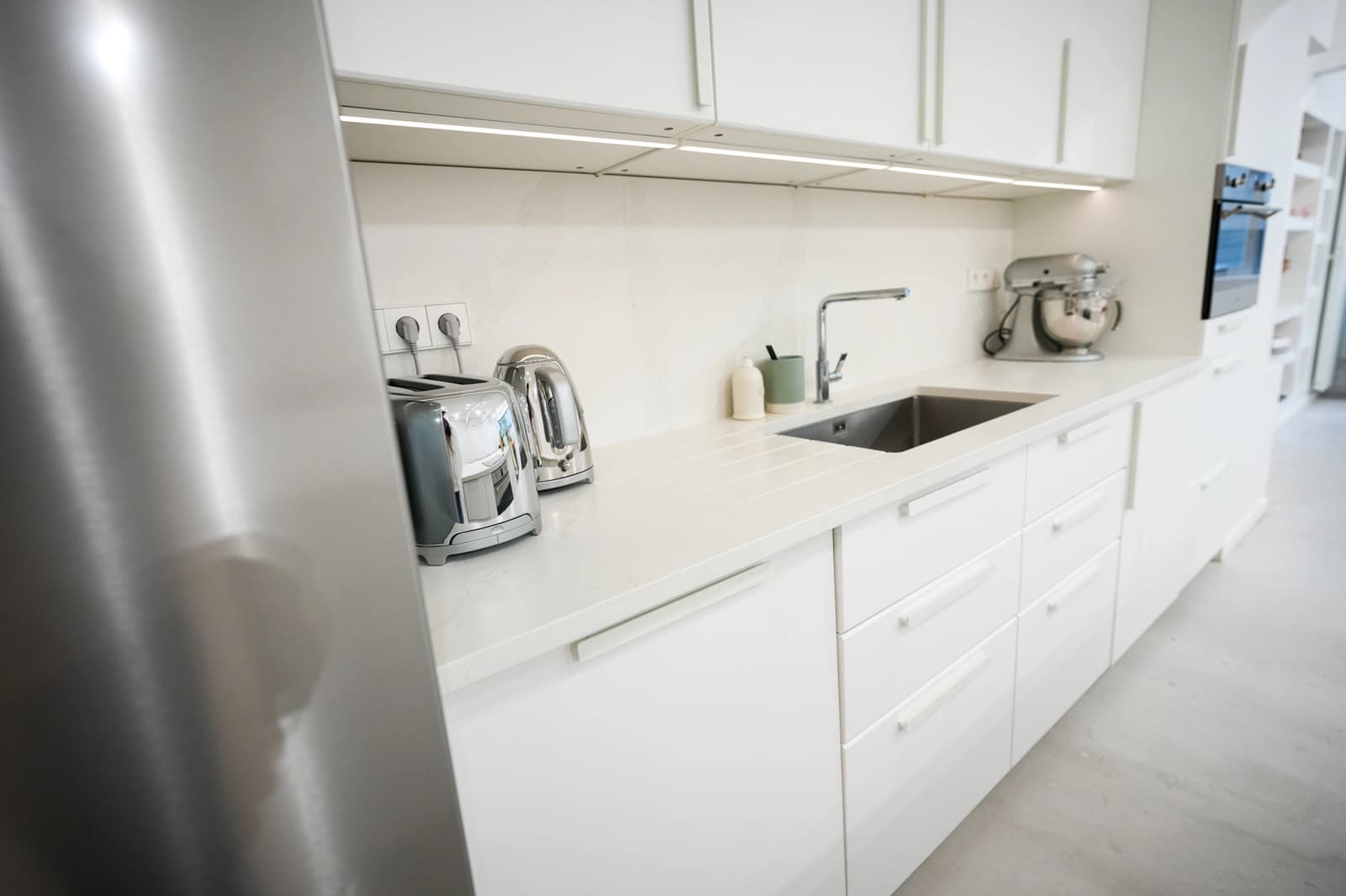 Kitchen in A loft in Les Lilas - 1