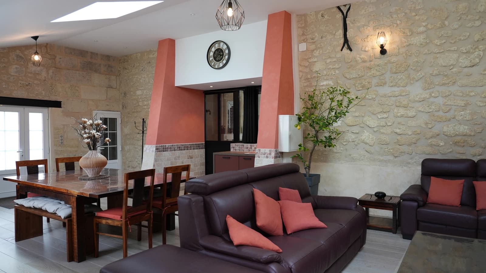 Living room in Charming gites - 1