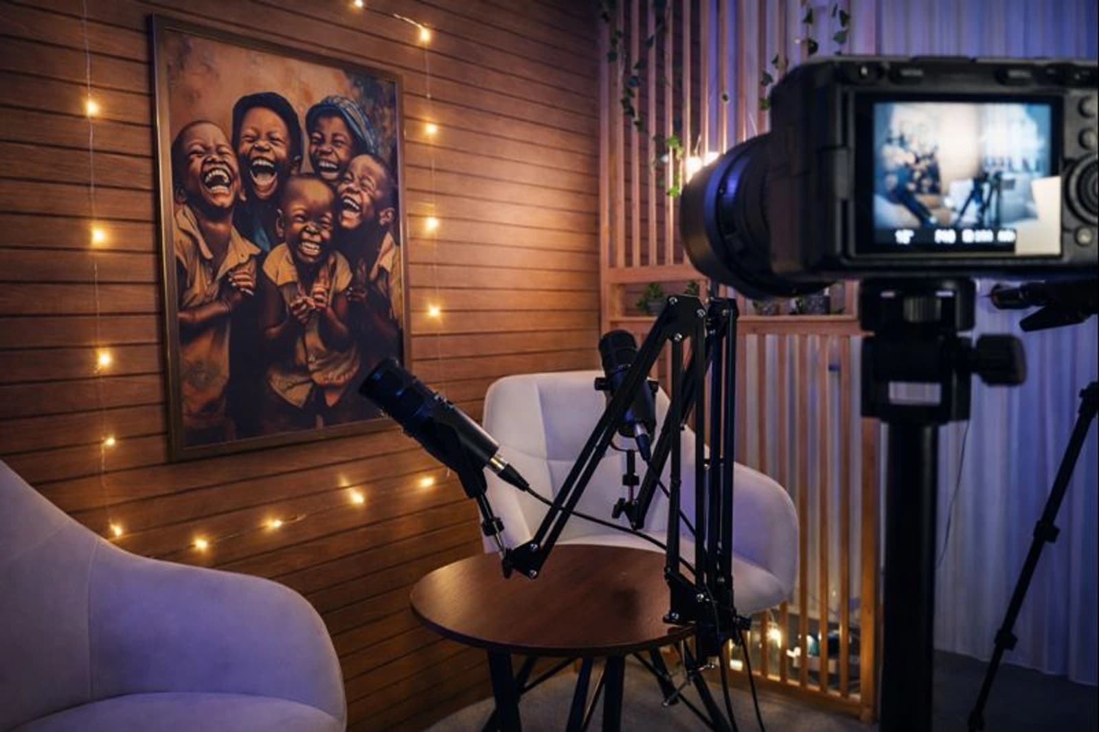 Espace Studio podcast & vidéo tout équipé à Argenteuil – accessible 24h/24 - 2