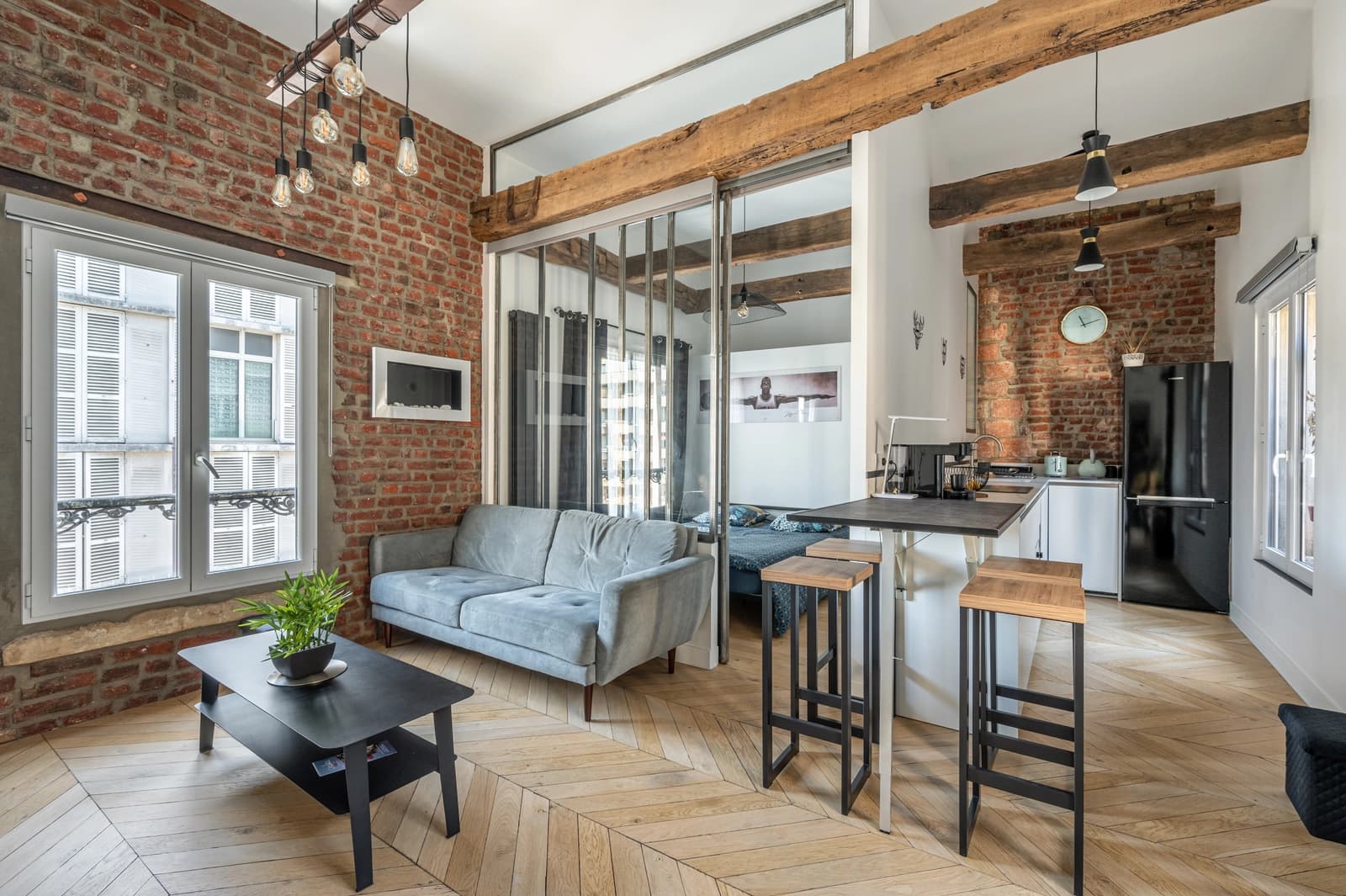Charmant loft appartement aux pieds du parc de la Villette