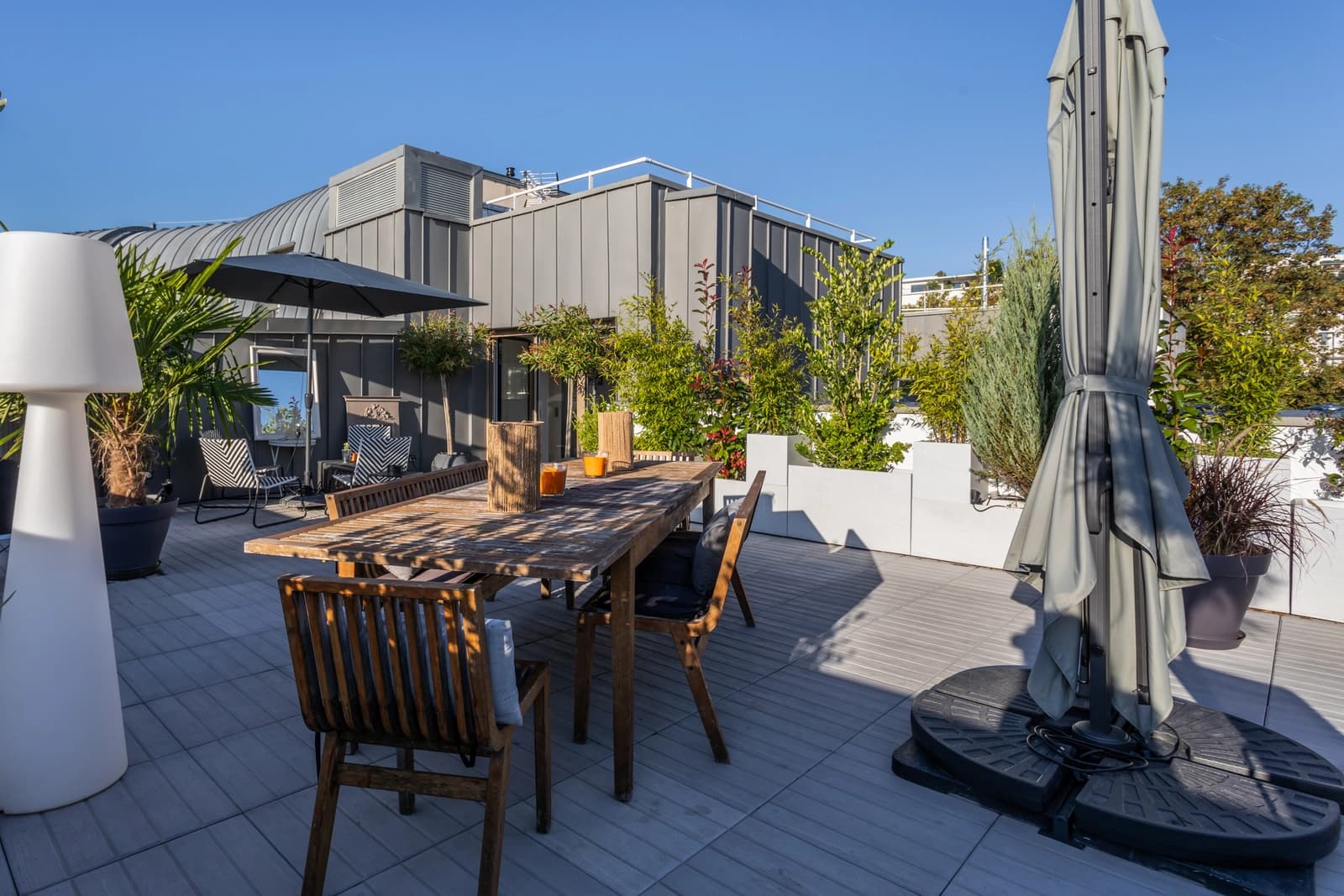 Meeting room in Large terrace overlooking Paris - 1