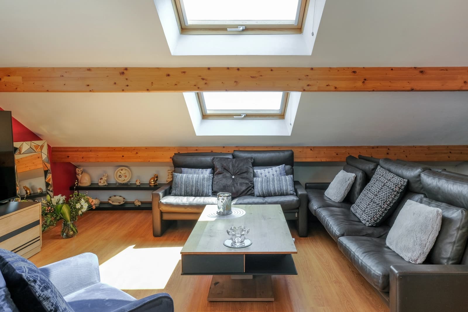 Living room in Lovely attic apartment - 1