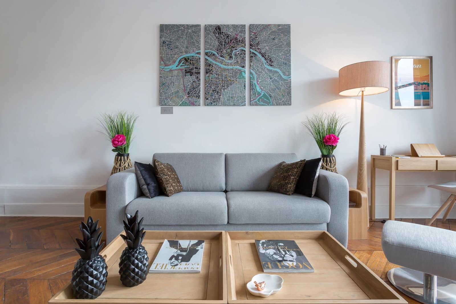 Living room in Superb apartment in central Lyon - 1