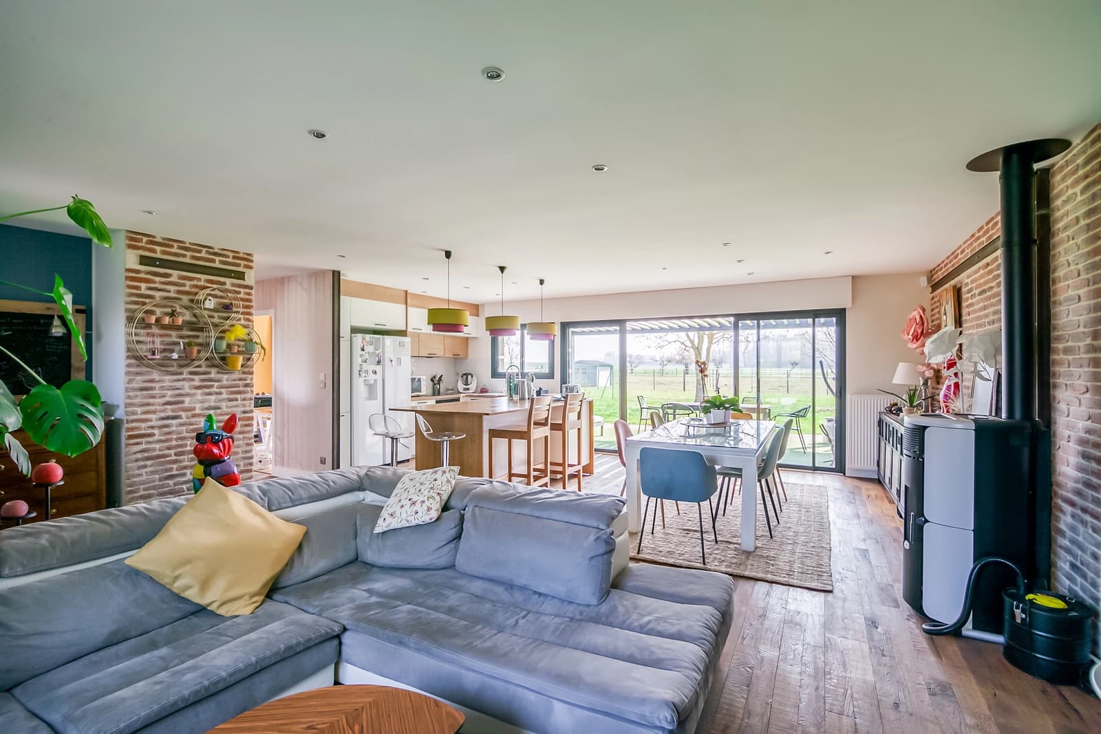 Living room in Country house - 1