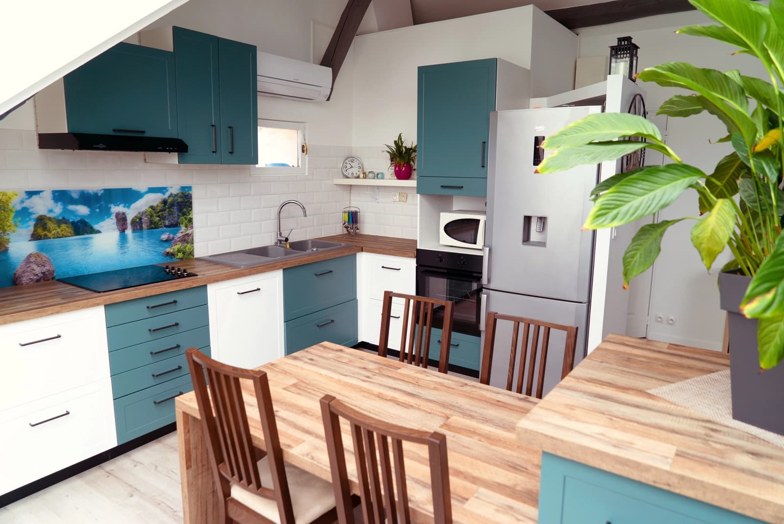 Kitchen en Apartamento atípico con encanto de los años 20 - 1