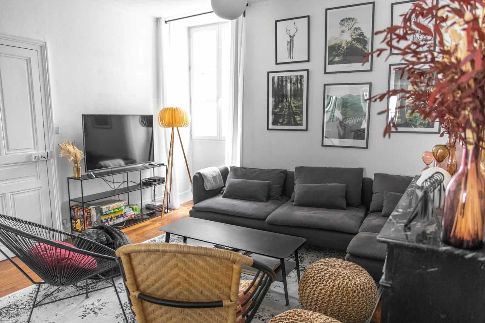 Living room in La Demeure de Chemonton - 1