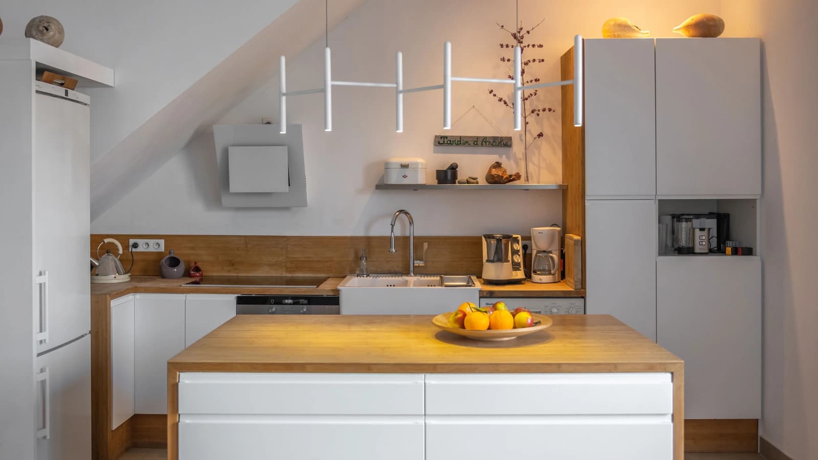Kitchen en Apartamento con azotea que invita a viajar - 1