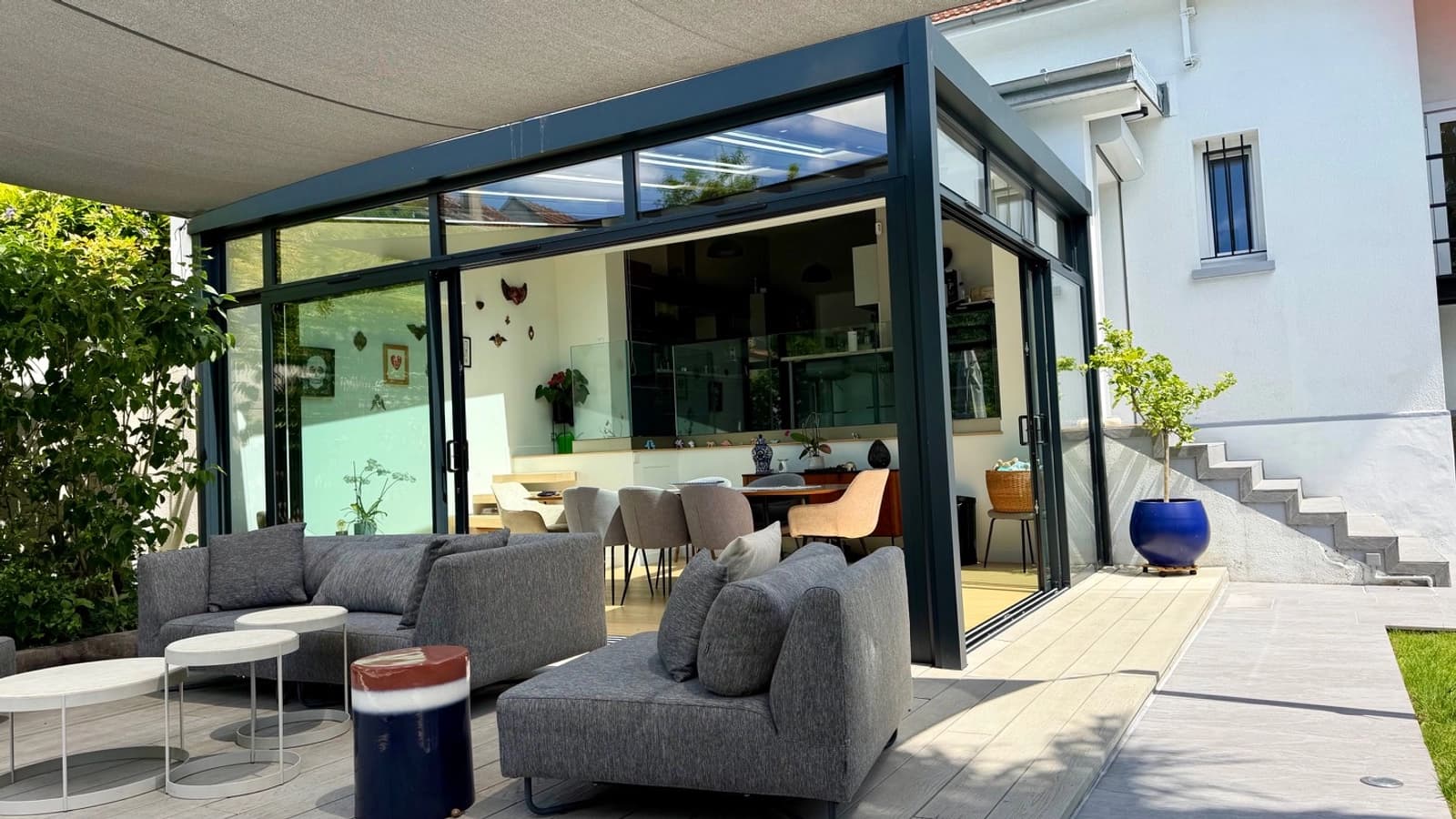 Space Characterful house with garden, pool and veranda 400 m from the RER - 4