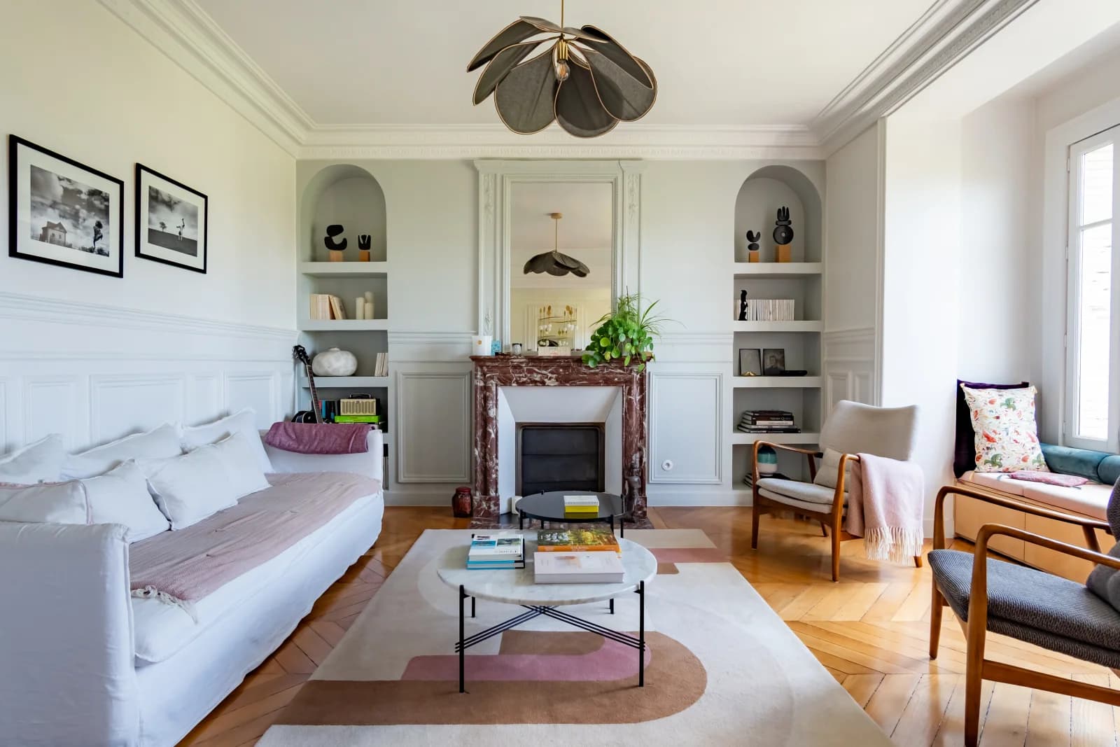 Ravissant appartement parisien, épuré et poétique