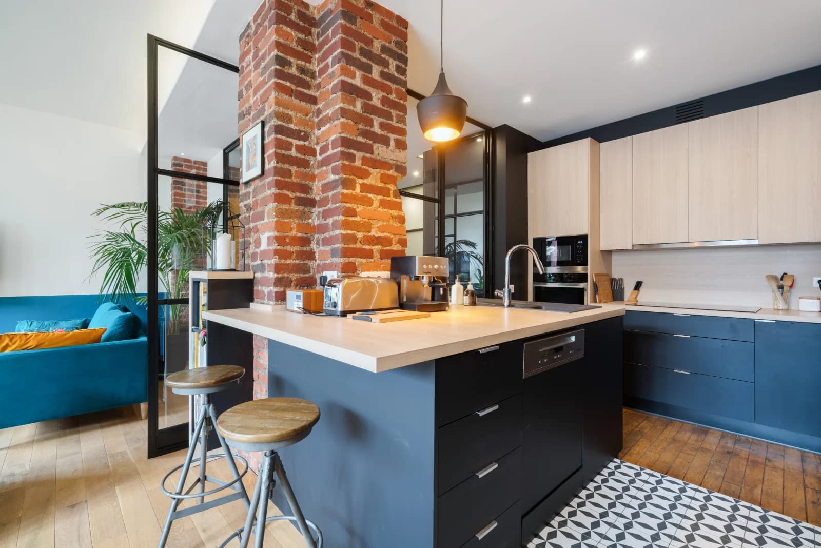 Espace Logement style loft à l'esprit industriel affirmé - 4